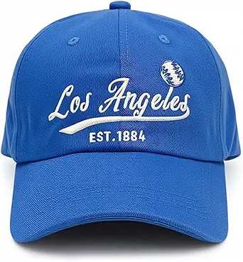 Classic Vintage Embroidered Fashionable Baseball Cap for Men Women Teenager Cap City Hat Adjustable with Gift Box