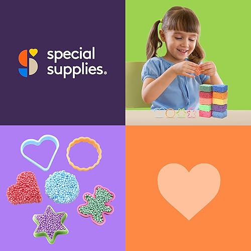 Miniatura 8 de Special Supplies Divertido kit de juego de cuentas de espuma para modelar espuma, arcilla educativa para niños, manualidades, jardín de infantes,
