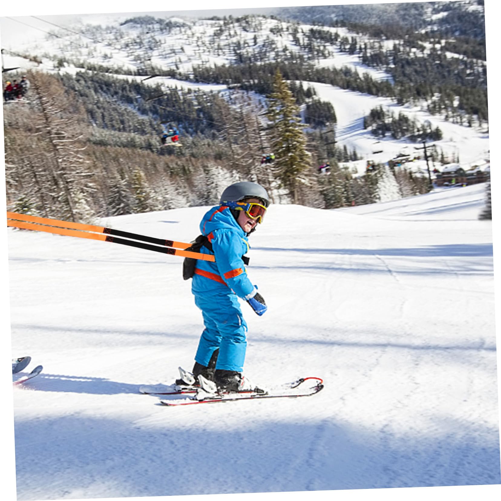 BESPORTBLE Ceinture de Ski Enfant Sangles de Ski Enfants de Ski Ceinture de Maintien de l'équilibre de Patinage Sangle de Ski Enfant Ceinture d'équilibre de Ski Offre de Ski Métal