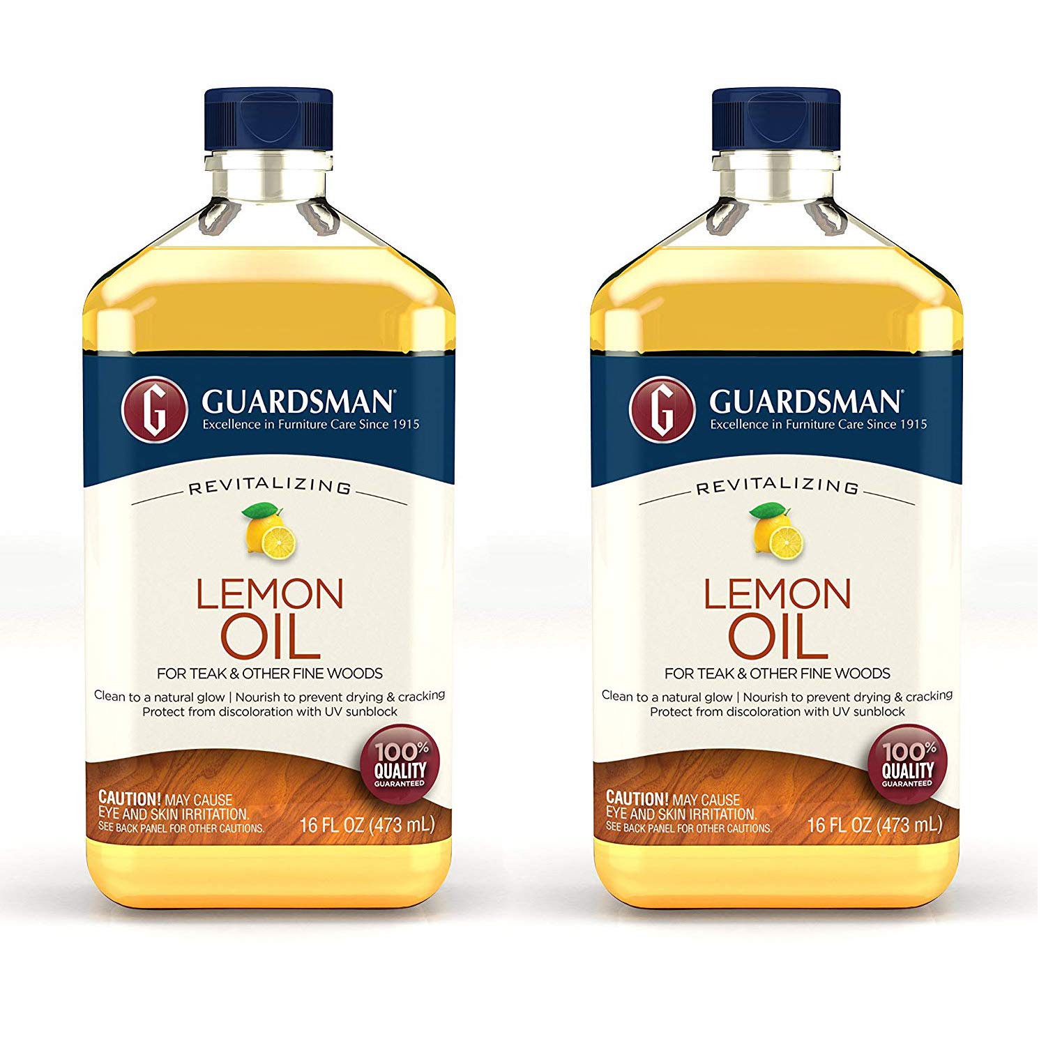 Guardsman Revitalizing Lemon Oil For Wood Furniture - 16 oz (PACK of 2) - UV