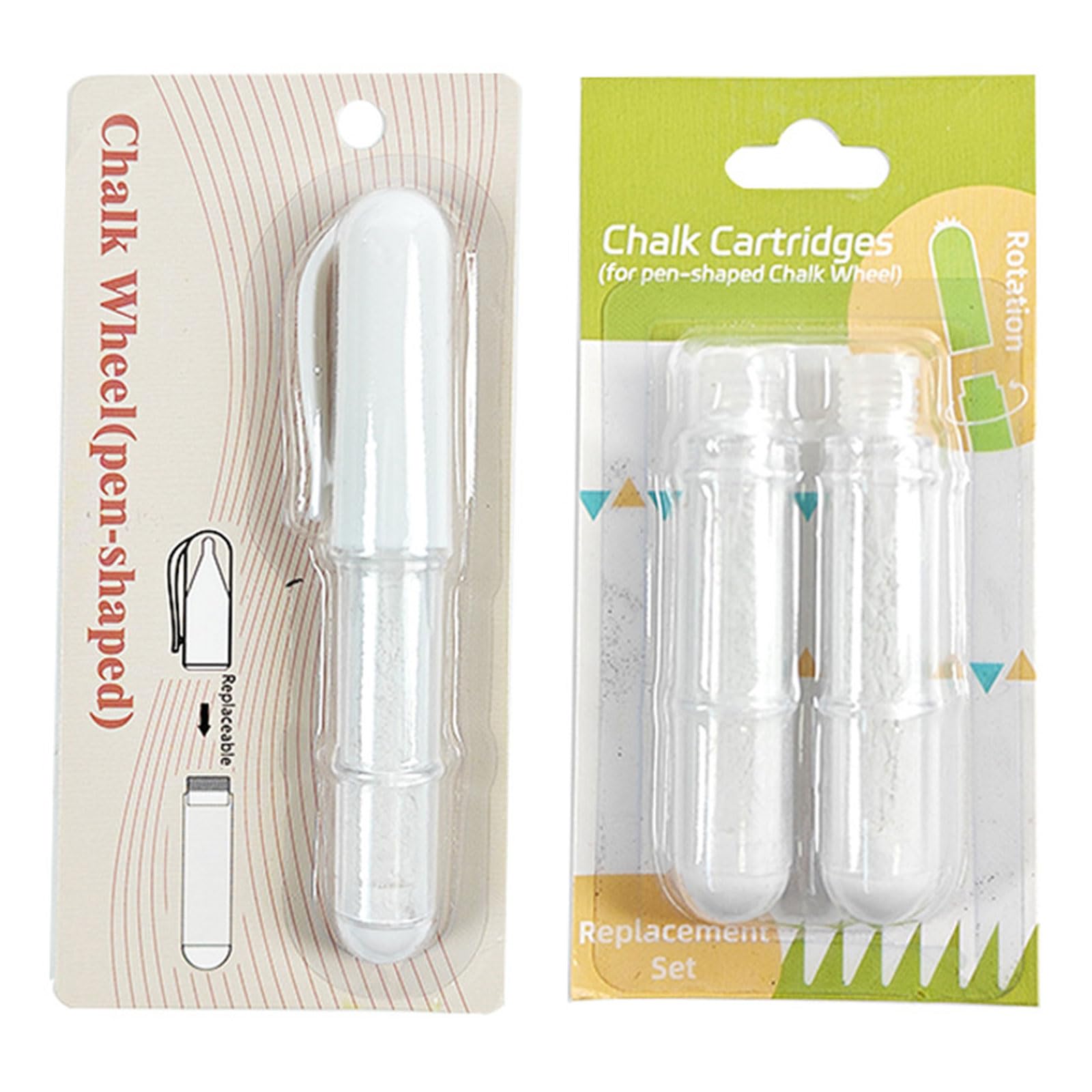 Xinsheinelry Portable Chalk Marker Tool with Protective Cover Ensuring Accurate Fabric Marking for Sewing and Crafting Use Sewing Supplies