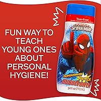 Vista 3 de Amazing Spider-Man Bath Time - Jabón de baño de burbujas para niños, 24 onzas líquidas, aroma a sandía