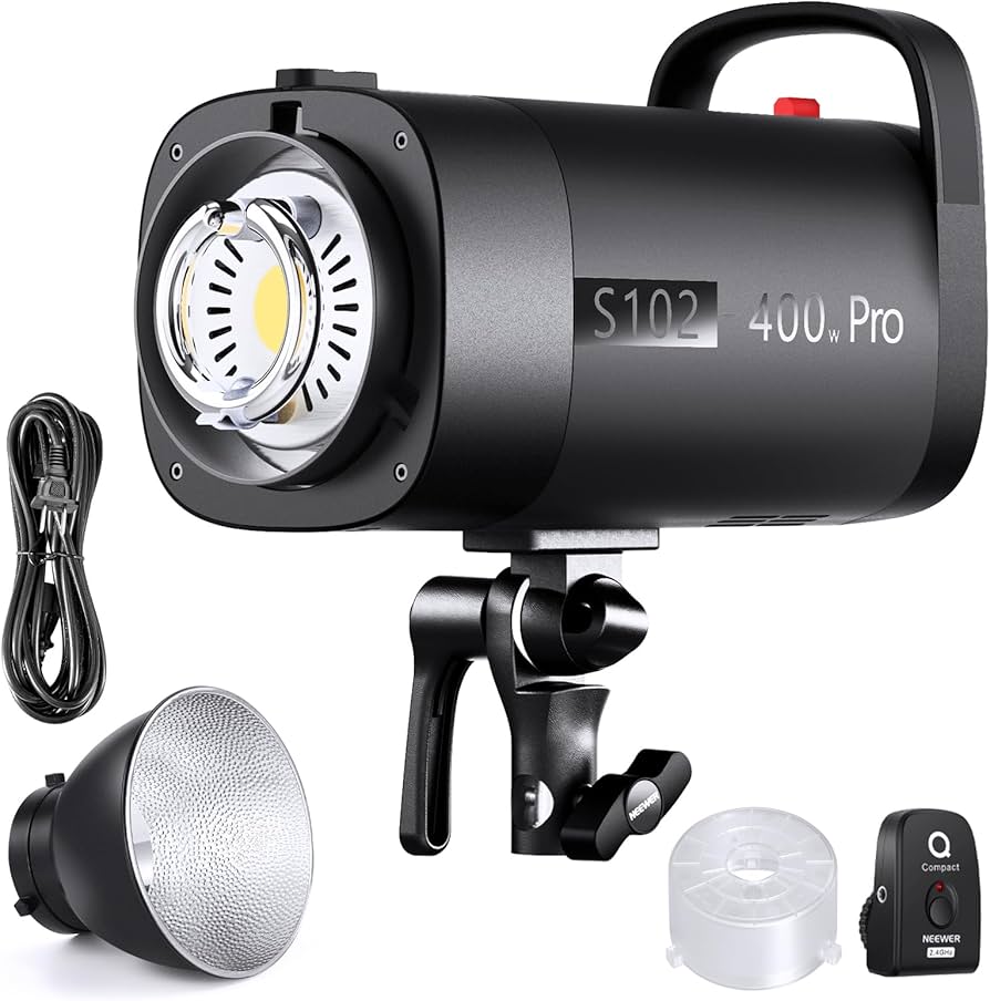 Amazon.com : NEEWER S102-400W PRO Strobe Flash Light with 2.4G