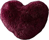 Vista 18 de MorroMorn Almohadas de Corazón Esponjosas, Almohadas Decorativas Peludas para Sofá, Cama, Linda Decoración de Habitación para Mujeres, Niñas, Niños