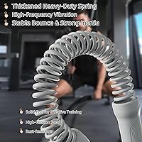 Vista 7 de Cordless Battle Ropes (2-Pack) Portable Workout Ropes for HIIT Workouts,Cardio & Muscle Training,Low-Impact Cardio Training,Home Gym Equipment for