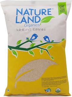 NatureLand Organics Wheat Bran 14.10 Ounce - USDA Certified