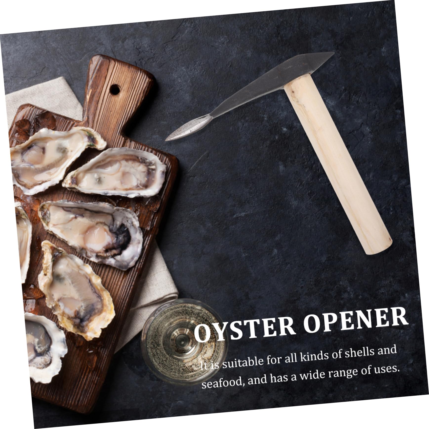 Austernöffner Edelstahl - Muschelöffner Werkzeug Für Meeresfrüchte