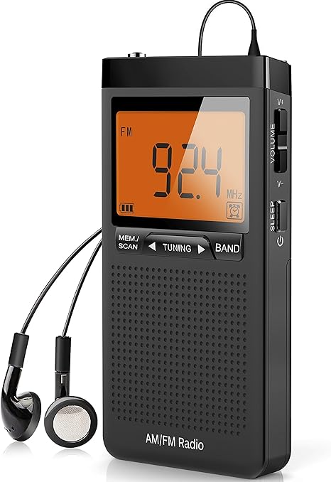 Amazon.com: AM FM Portable Radio Personal Radio with Excellent ...