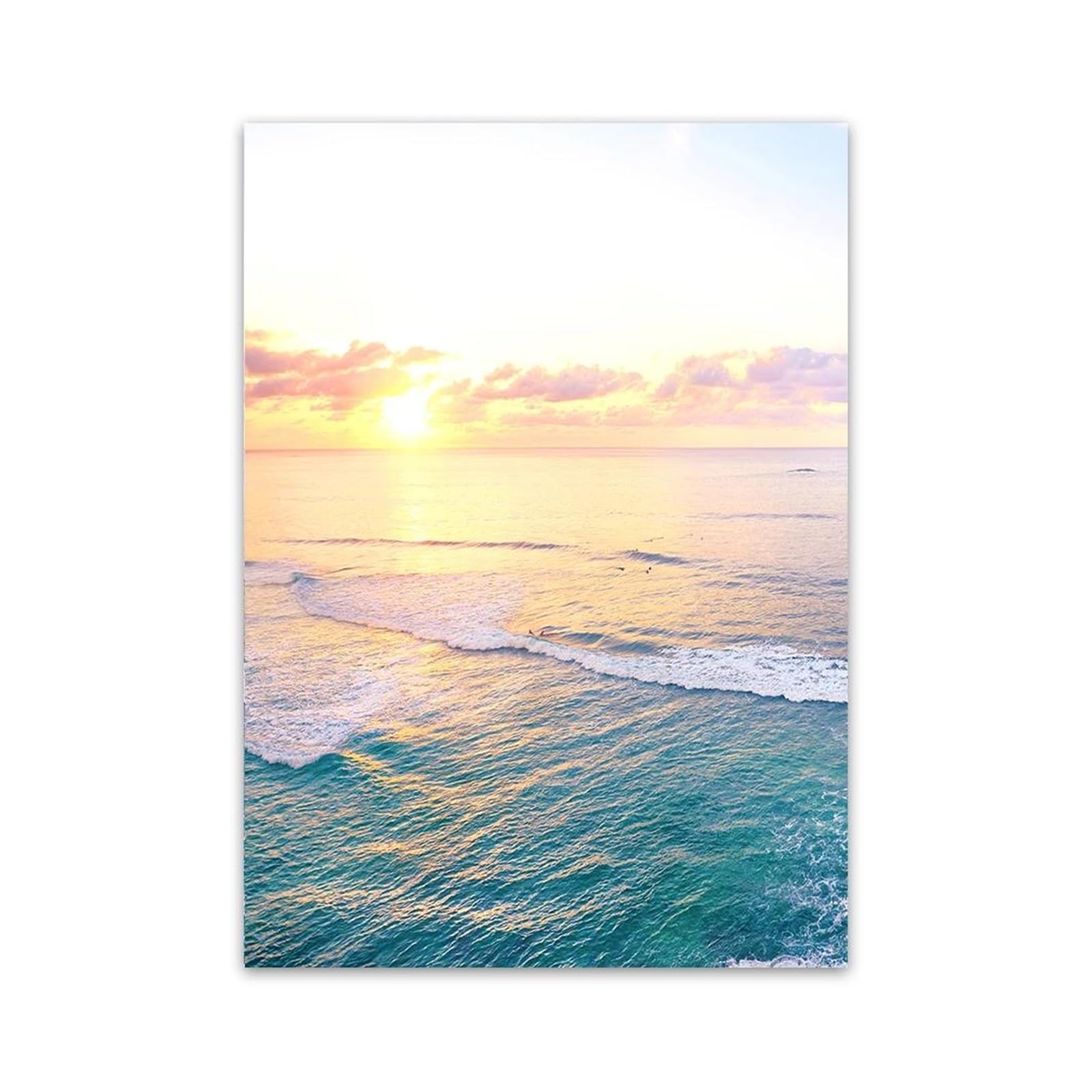 Toile de peinture de coucher de soleil pour salon : transformez votre décoration murale