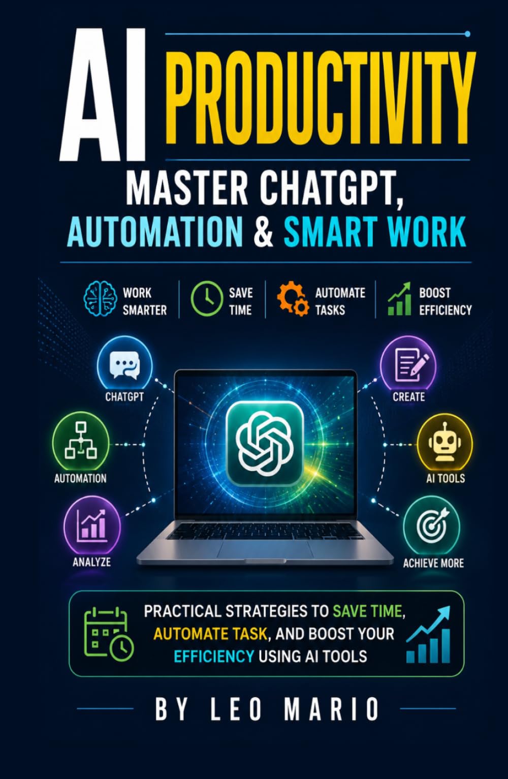 AI Productivity: Master ChatGPT, Automation & Smart Work: Practical Strategies to Save Time, Automate Tasks, and Boost Your Efficiency Using AI Tools