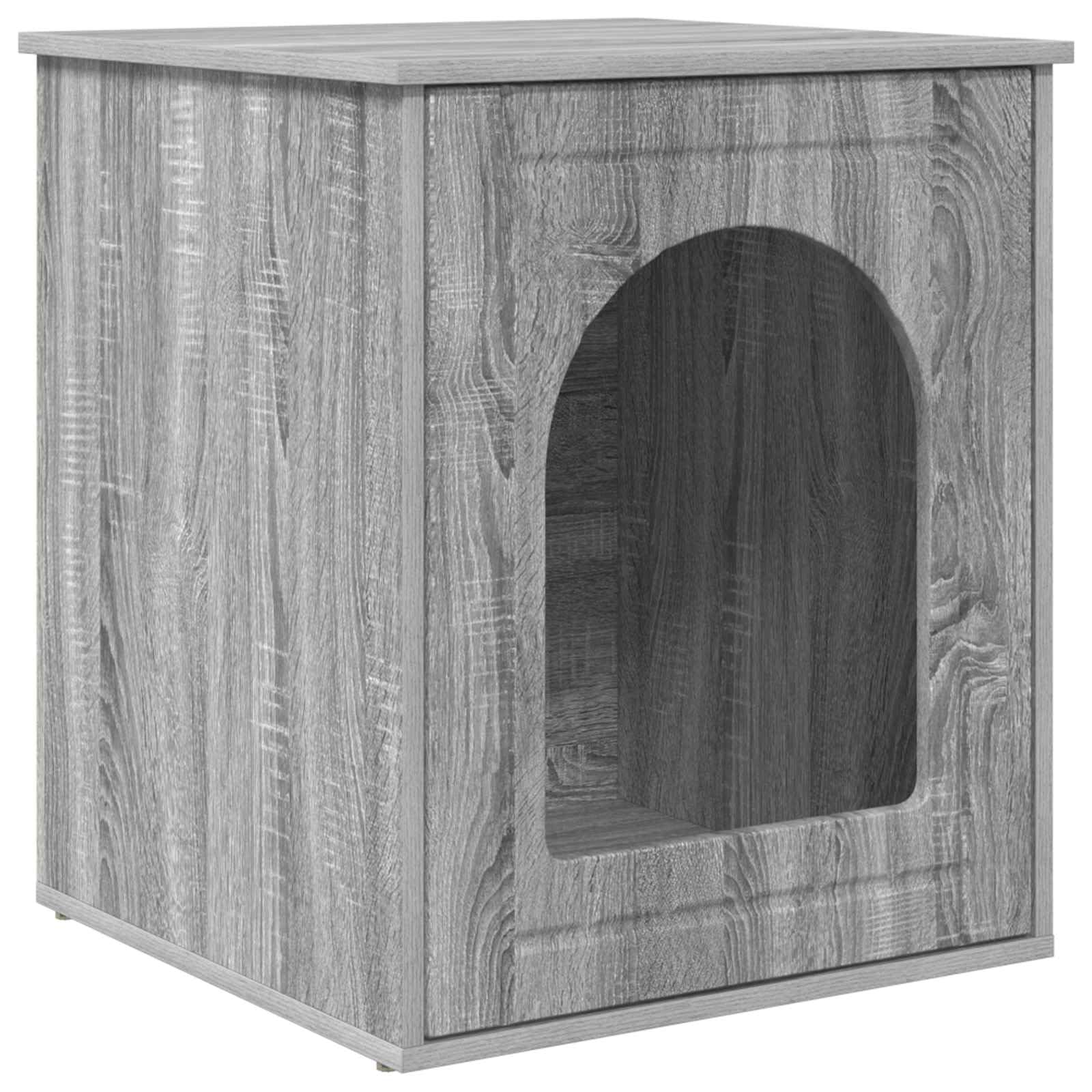 Maison pour chat moderne cachée : finis les paniers encombrants avec cette table niche