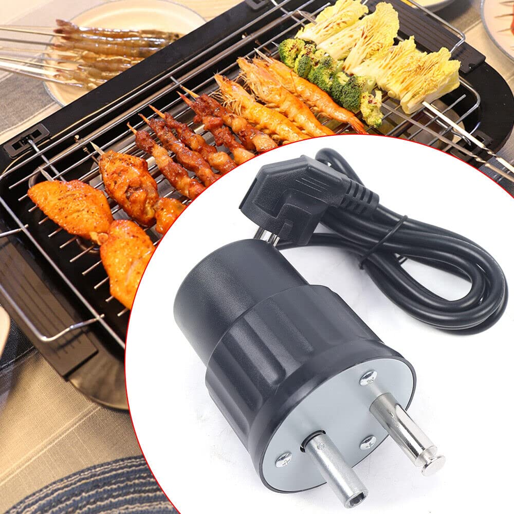 Motore elettrico per barbecue per spiedini, motore elettrico per barbecue, barbecue, barbecue a gas, spiedo da giardino