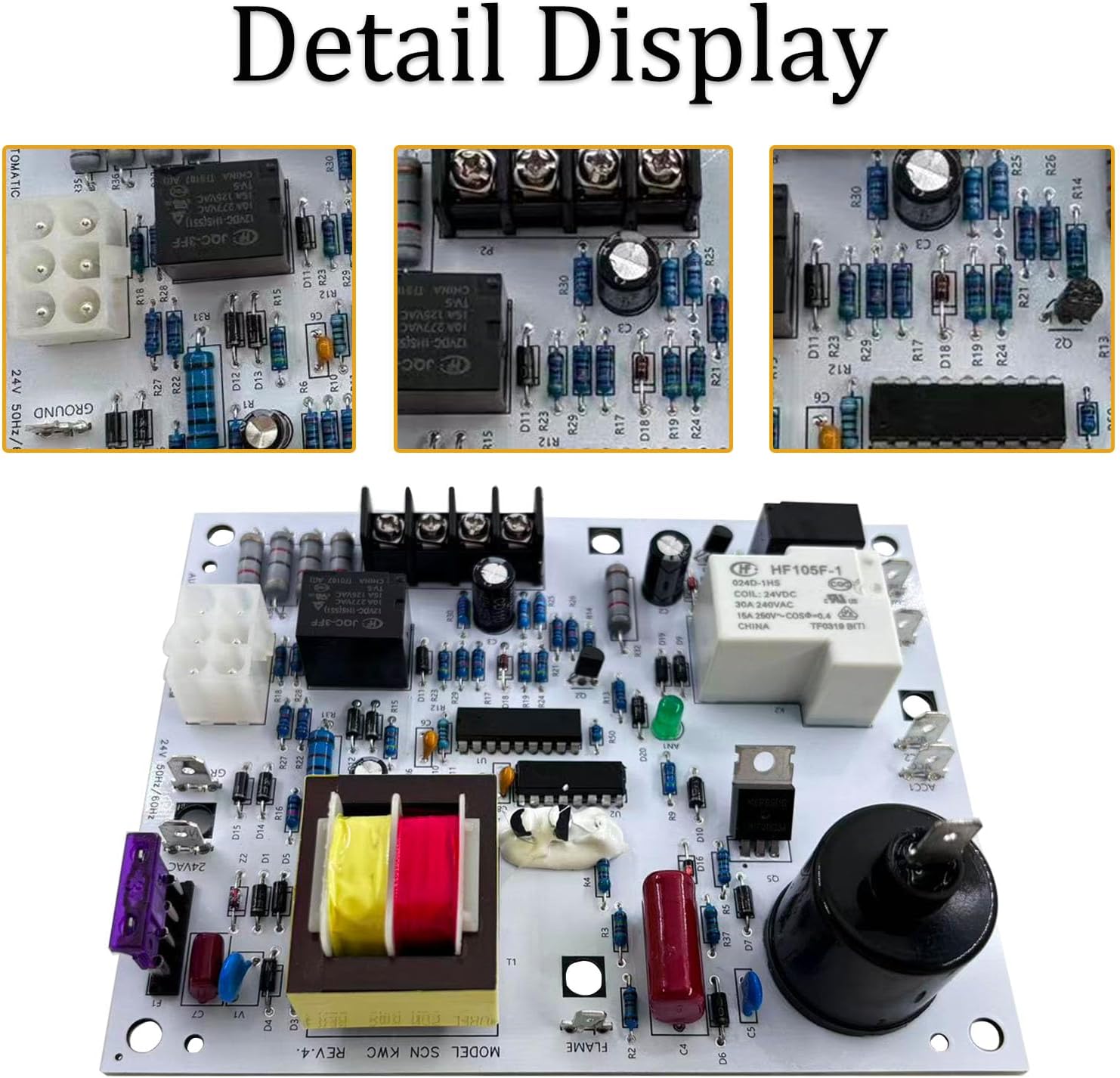60105 Ignition Control Board Replacement Unit for MHU and HSU Series 6-pin Control Board,BTU Values up to 125000