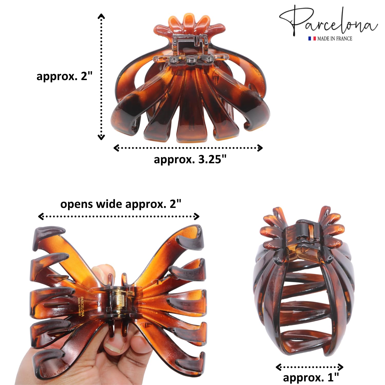 Amazon.com : Parcelona French Fleur Medium 3.25 display picture 2