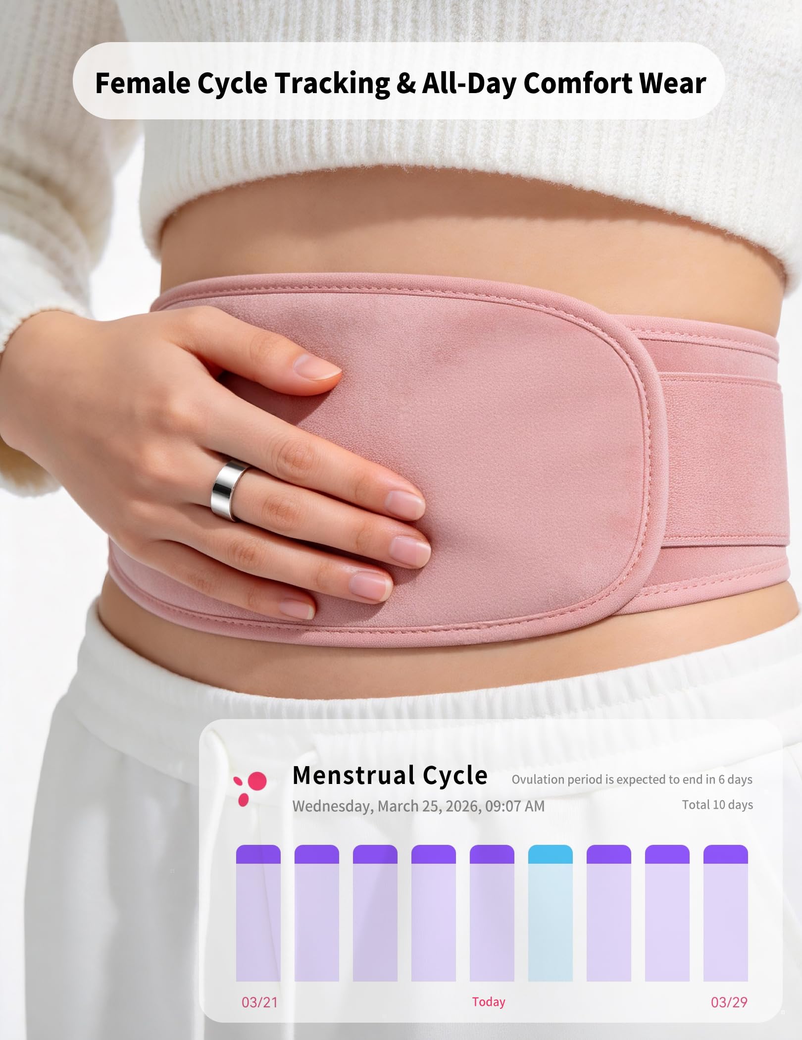NewTrip Anillo inteligente para mujeres y hombres, rastreador de actividad física, frecuencia cardíaca, tendencias de sueño, 128 modos deportivos, control de gestos, seguimiento de ciclo IP68