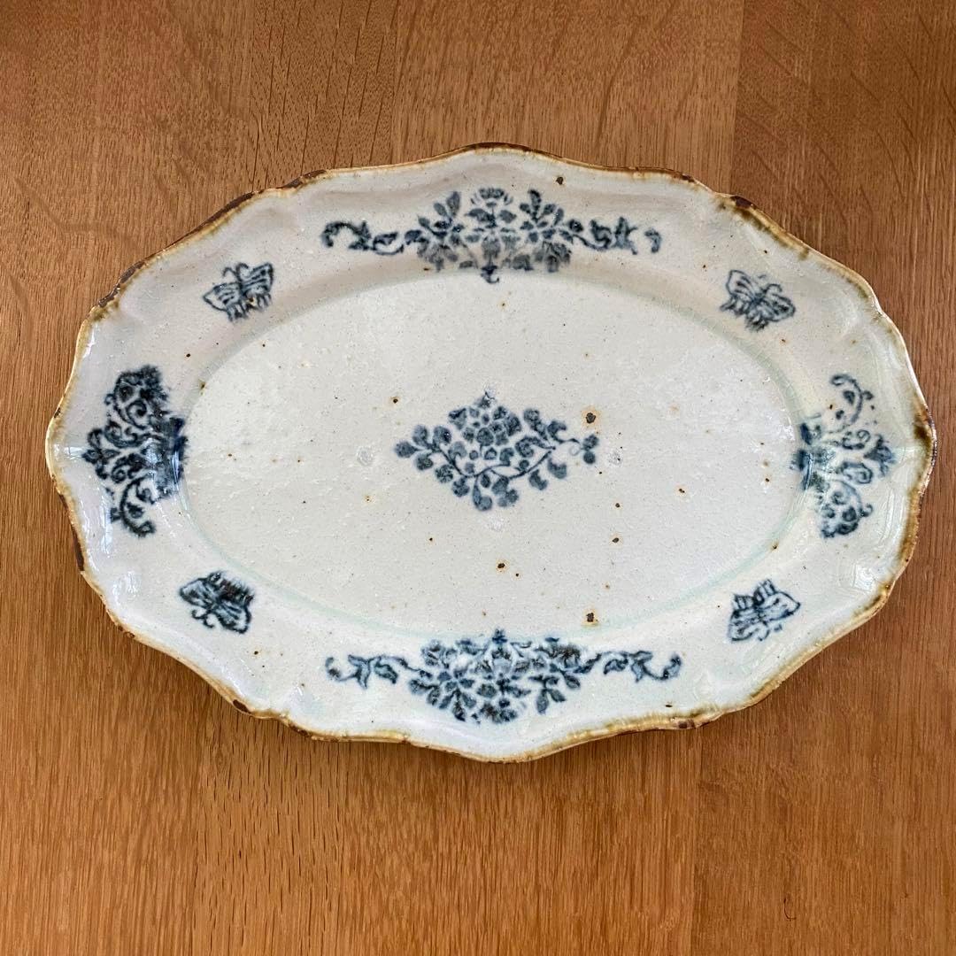 市野吉記 コウホ窯 オーバル皿 コウホ窯 市野吉記 さん オーバル