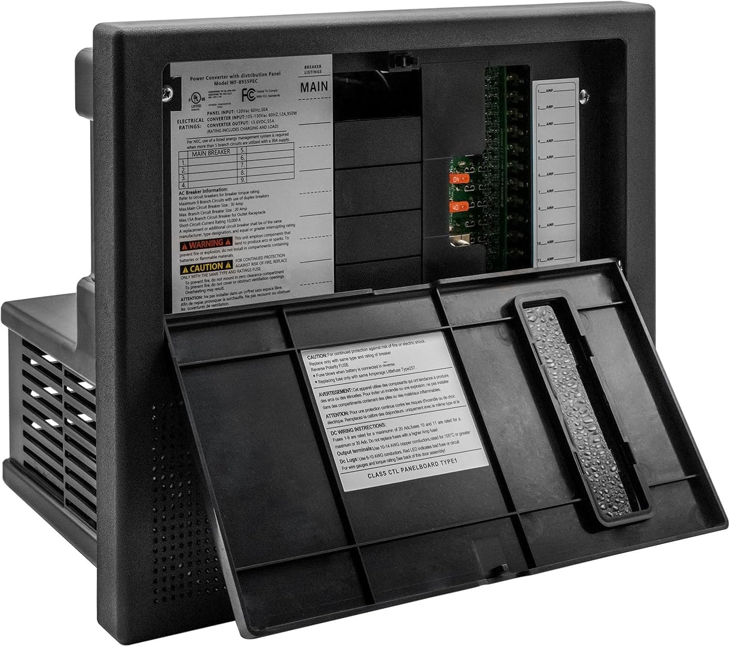 wf-8955-AD-PEC Power Center, wf-8955-AD 8900 Power Converter Battery ...