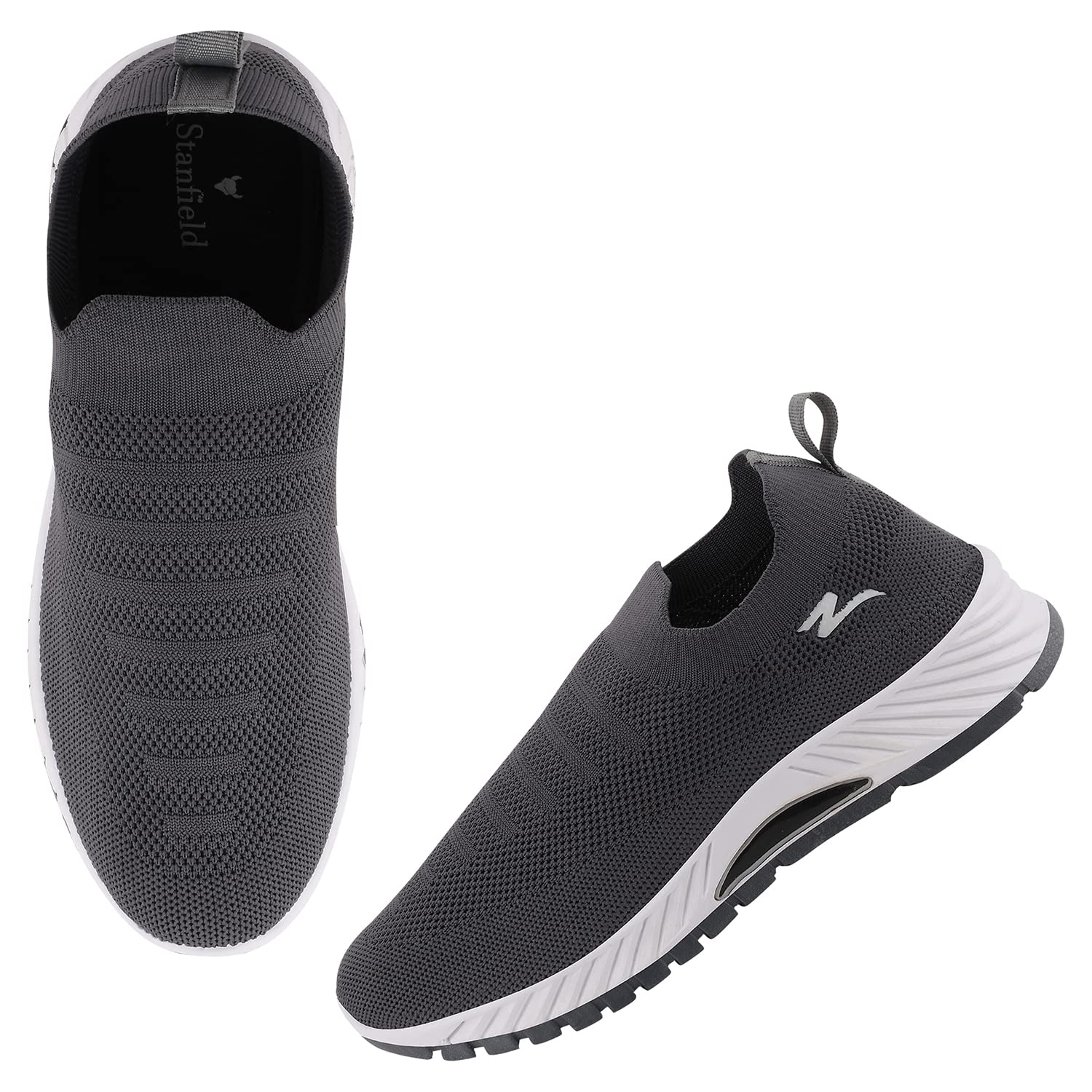 StanfieldMen Runninmg Shoes, Grey SD091-01006
