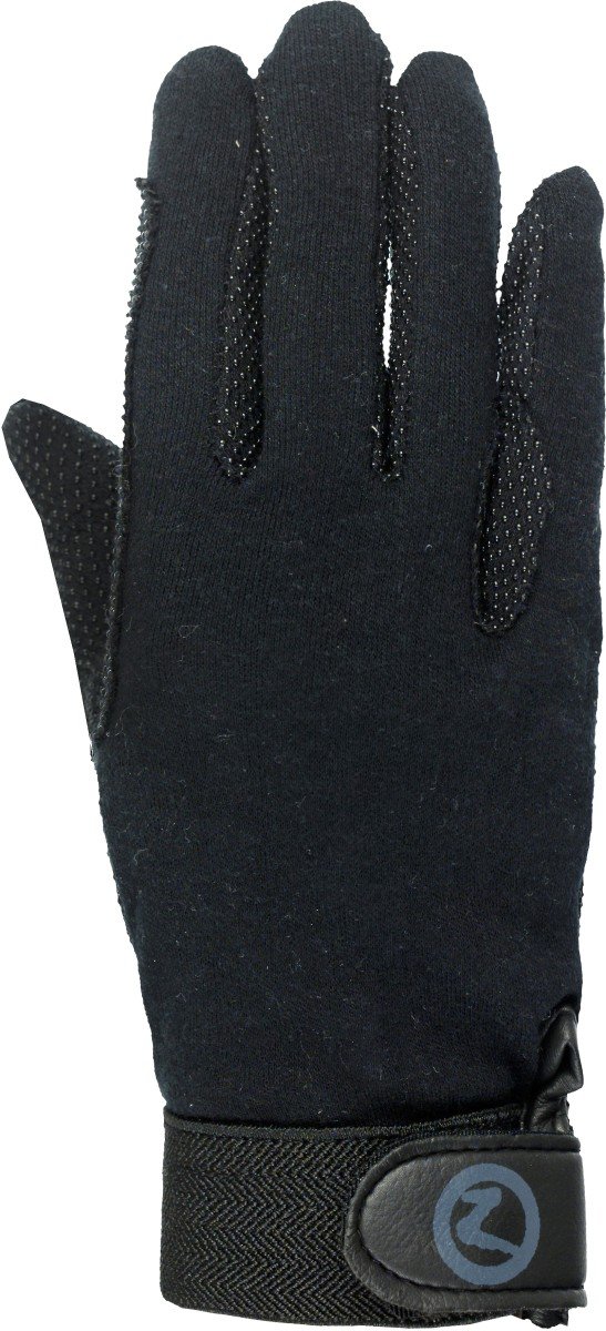 Horze Guantes de equitación básicos Ajustables de algodón Polygrip
