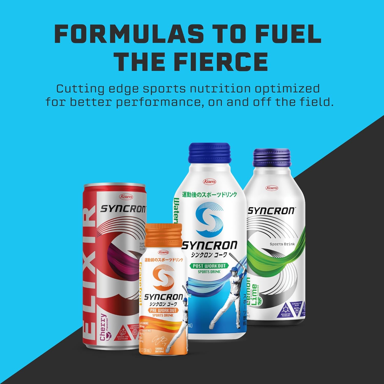 Syncron Elixir Energy Drink, Original Flavor With 120mg Natural Caffeine From Green Tea, Nootropics and Real Fruit Juice, Beverage With No Sucralose or Artificial Sweeteners, 12 Pack, 12 Oz - Image 6