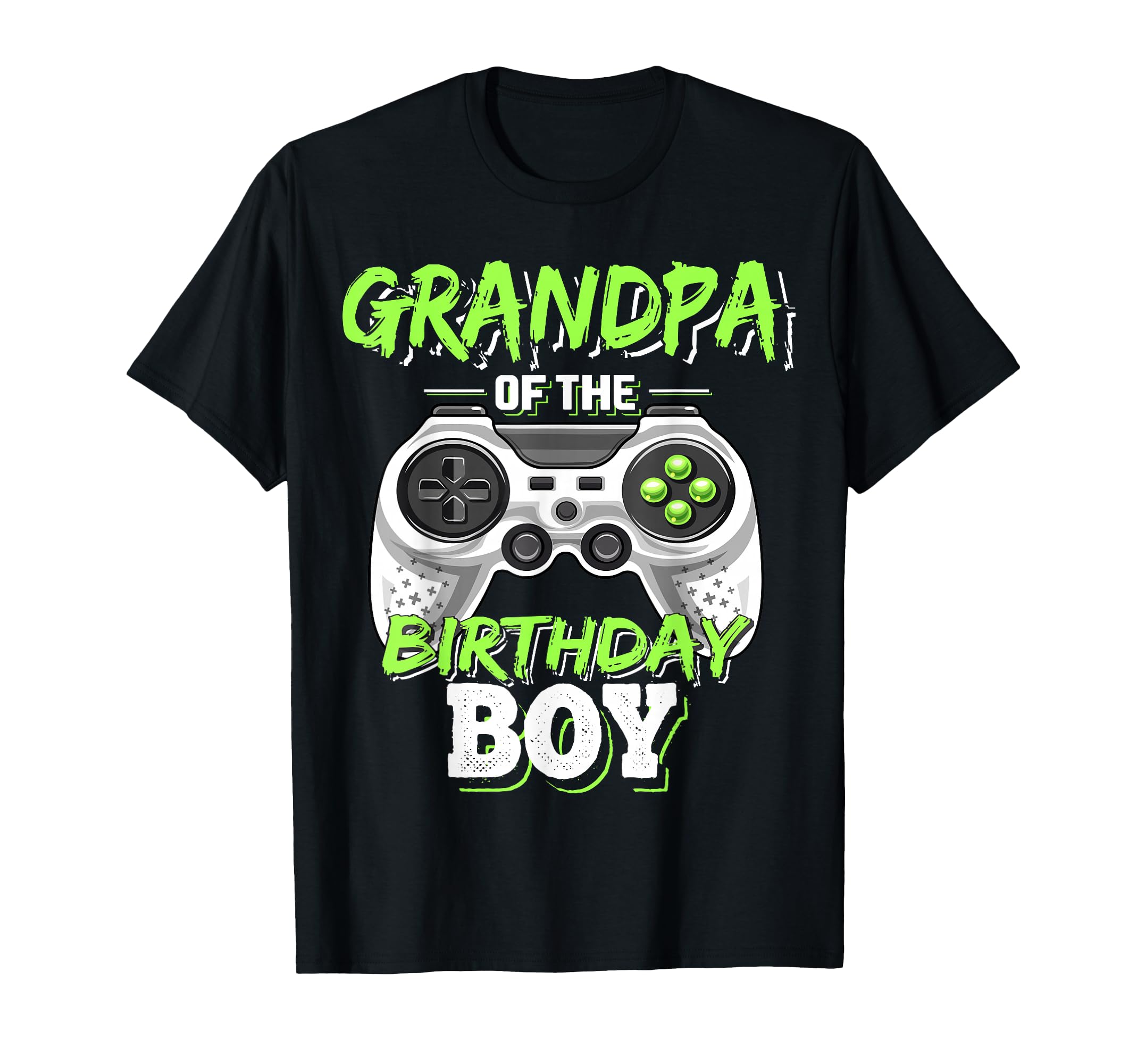 Grandpa of the Birthday Boy Matching Video Game Birthday T-Shirt