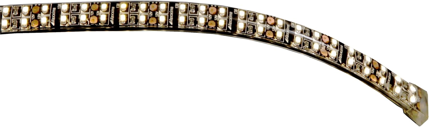 Maxxima MLS-D18108 108 LED Cool White 18" Double Row Self-Adhesive Interior Strip Light