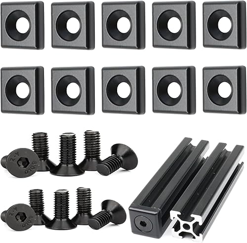 Miniatura 39 de 20 juegos 2020 de extrusión de aluminio 2020 soporte de esquina con ranura en T Serie 20 Hardware extruido conector de ángulo recto de 90 grados