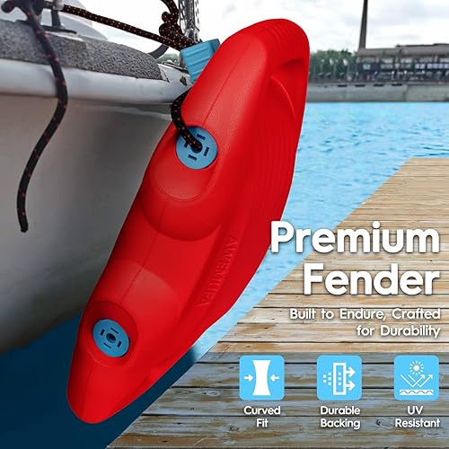 Vista 25 de Guardabarros de barco fácil de instalar para acoplamiento, guardabarros ideal para pontón, bajo, moto acuática y barcos de pesca Gris