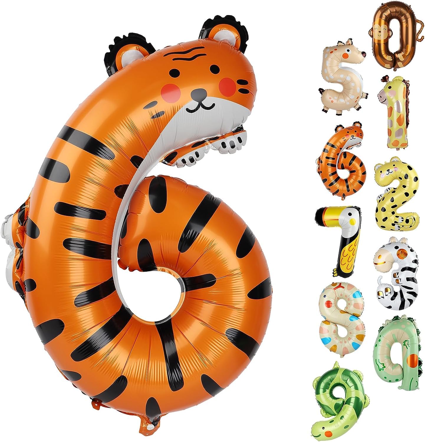 動物風船 40インチ 誕生日 バルーン 「4」 Amazon | JOLUCE Odette