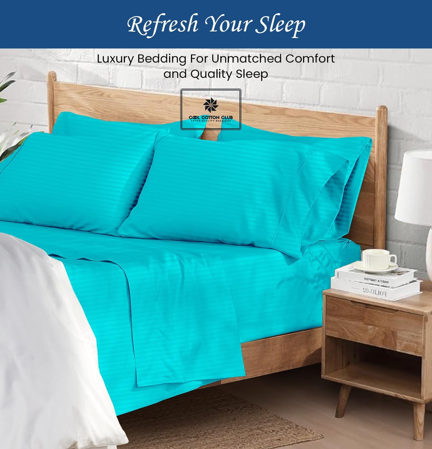 1000-TC Queen Size 2 Piece Pillow Case Set - Comfy Peruvian Pima Cotton Hotel Luxury Pillow Cases, Envelope Closure 20"x30" Pillowcases Set of 2, (Solid, White)