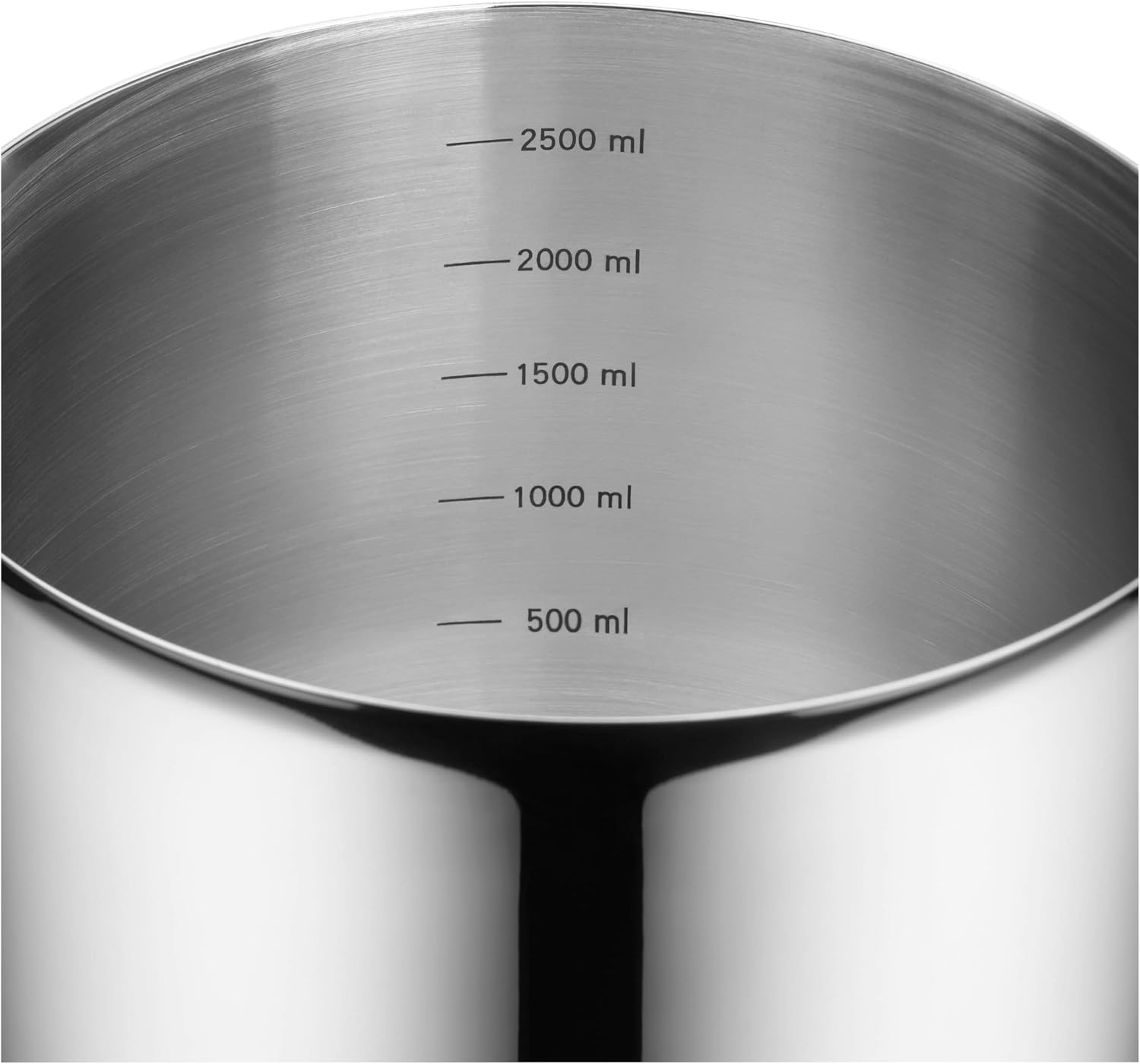 WMF Function Bowls Mixing Bowl Stainless Steel with Lid 2.5 L Mixing Bowl with Splash Guard 18.5 cm Polished Cromargan Stainless Steel Inner Scale Dishwasher Safe