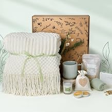 Get Well Soon Gift Basket- Relaxation, Birthday,Mothers Day /Self Care Package, After Surgery recovery, Sympathy Gift for Loss of Loved One, Thinking of You Gift Set, Grief/Miscarriage Gift for Women