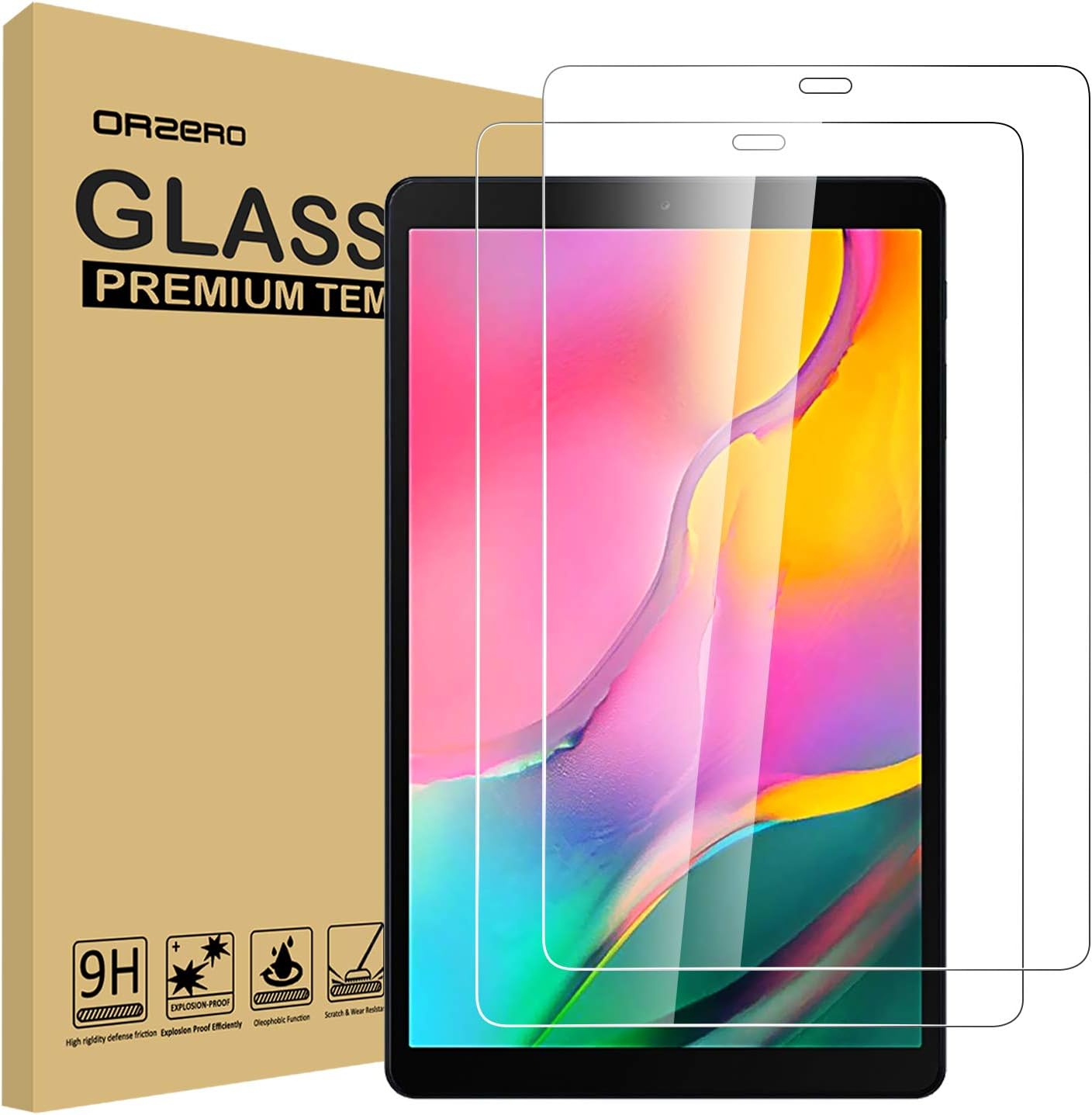 Fitudoos [2 Pieces] Tempered Glass Screen Protector For Honor Pad 10 12.1 Inch [Tempered Glass] [Ultra Clear] [Anti-Scratch] [Bubble-Free