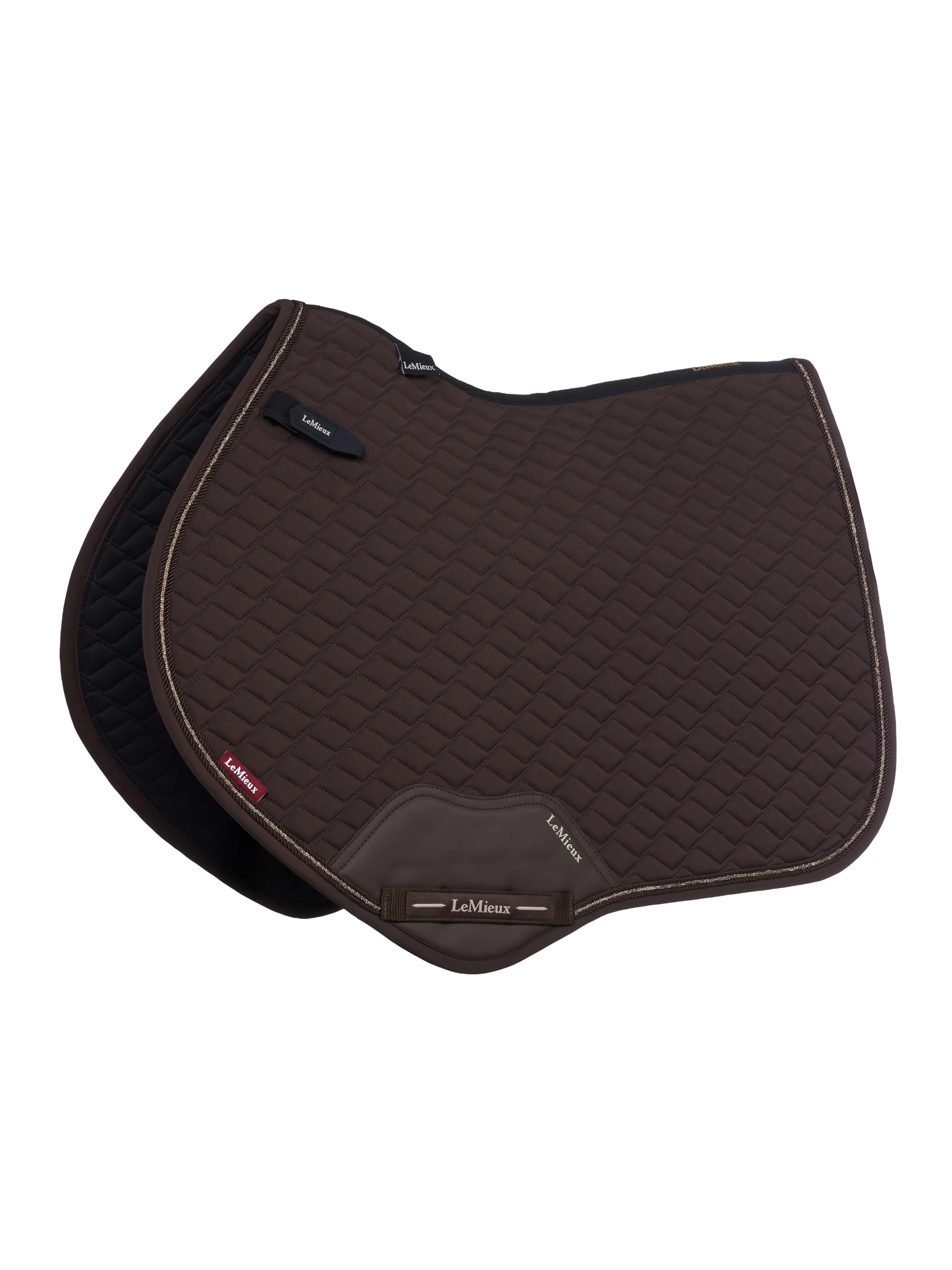 LeMieux Brilliance Close Contact Square - Espresso - S/M