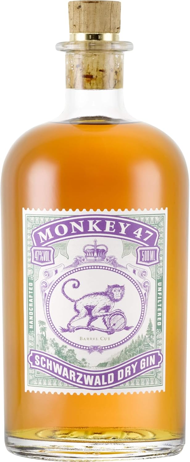 Monkey 47 Barrel Cut Schwarzwald Dry Gin, 500 ml