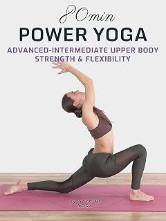 80 Min Power Yoga | Advanced - Intermediate Upper Body Strength & Flexibility - Gayatri Yoga