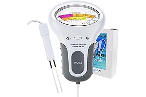 2-in-1 Chlorine and pH Level Tester Kit