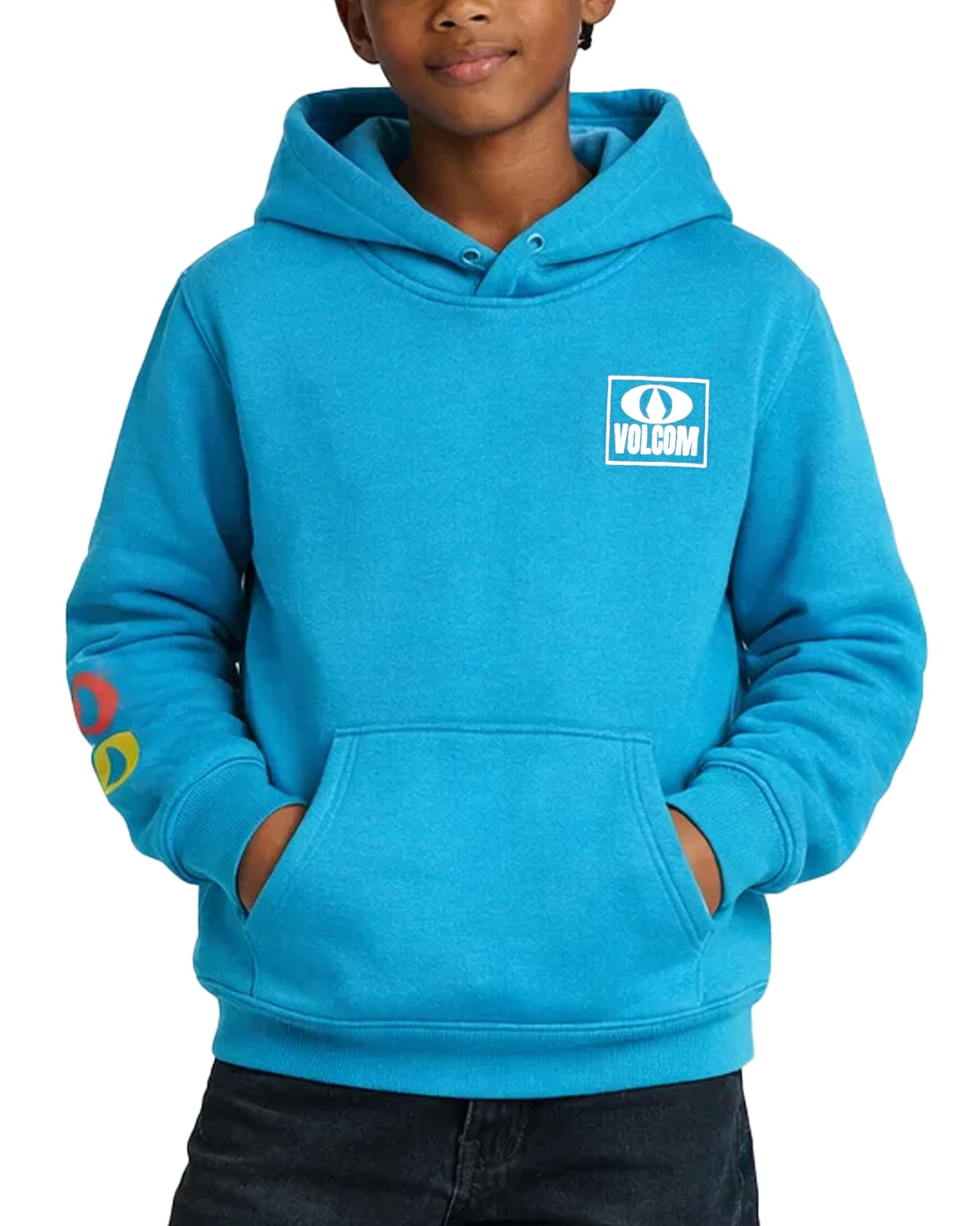 Volcom Boys Long Sleeve Pullover Graphic Hoodie Sweatshirt (8-20)