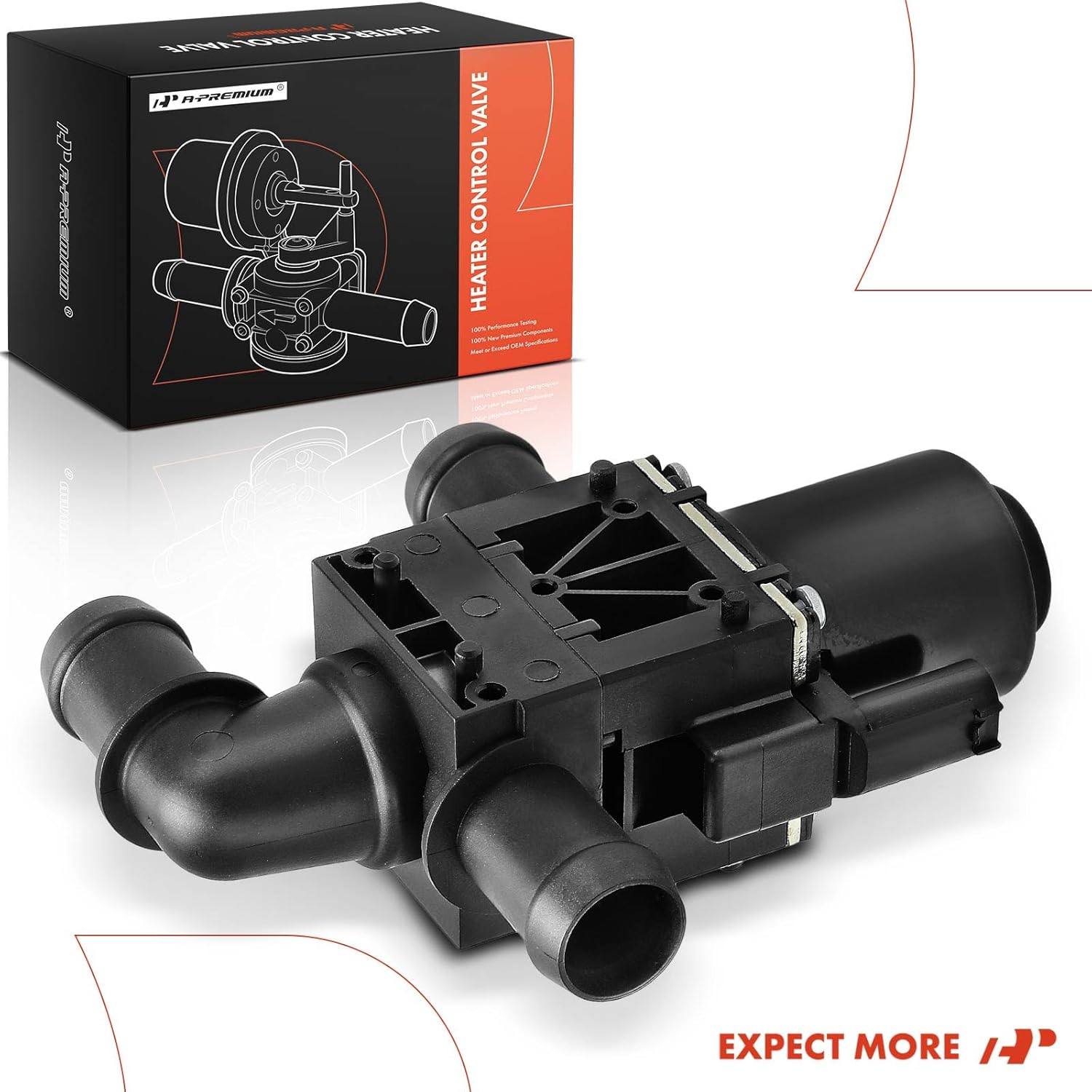 A-Premium Heater Control Valve Compatible with Fiat Models - 500 2014 2015 2016 2017 2018 2019