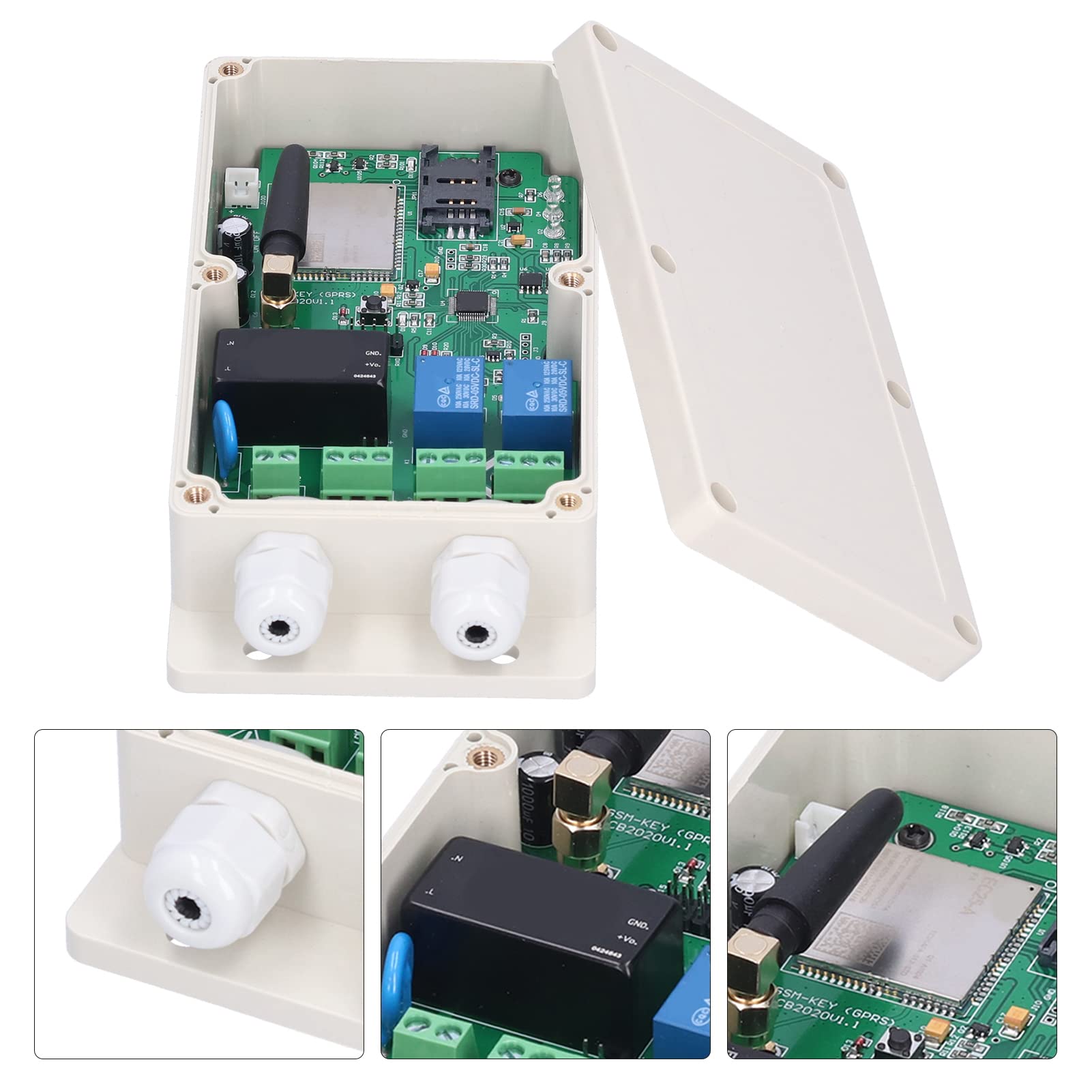 Pilot do Bramy GSM?KEY?4G – Bezpieczny Przełącznik Dwukanałowy dla 4G/3G/GSM AC 110 V/220 V (Wersja europejska)