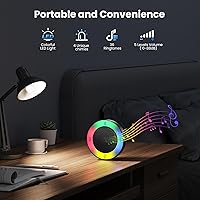 Vista 5 de TECKNET Alarma de entrada inalámbrica solar con rango largo de 800m y 36 melodías y 5 volúmenes y admite 4 zonas, alarma de sensor de movimiento