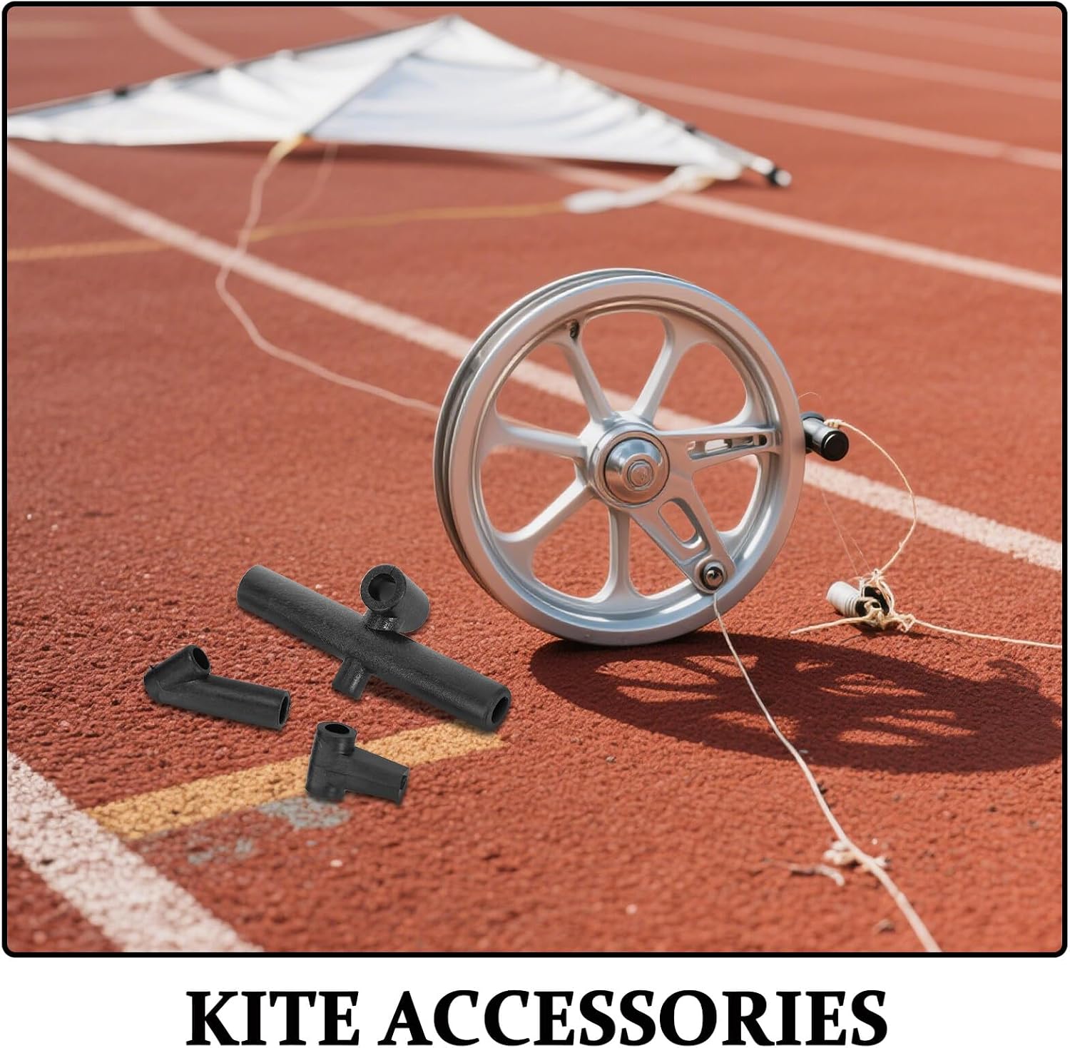 12pcs Plastic Kite Frame Connectors for Sport Kites Angled Straight Triple Junction Replacement Parts Support Rod Accessories for Easy Assembly and Enhanced Flight Stability