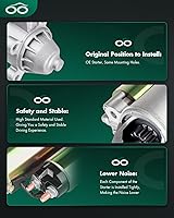 Vista 4 de SCITOO Arrancadores SFD0041 6642 para Ford Taurus para Mercury Sable 2000 2001 2002 2003 2004 2005 3.0L (182) V6 6642