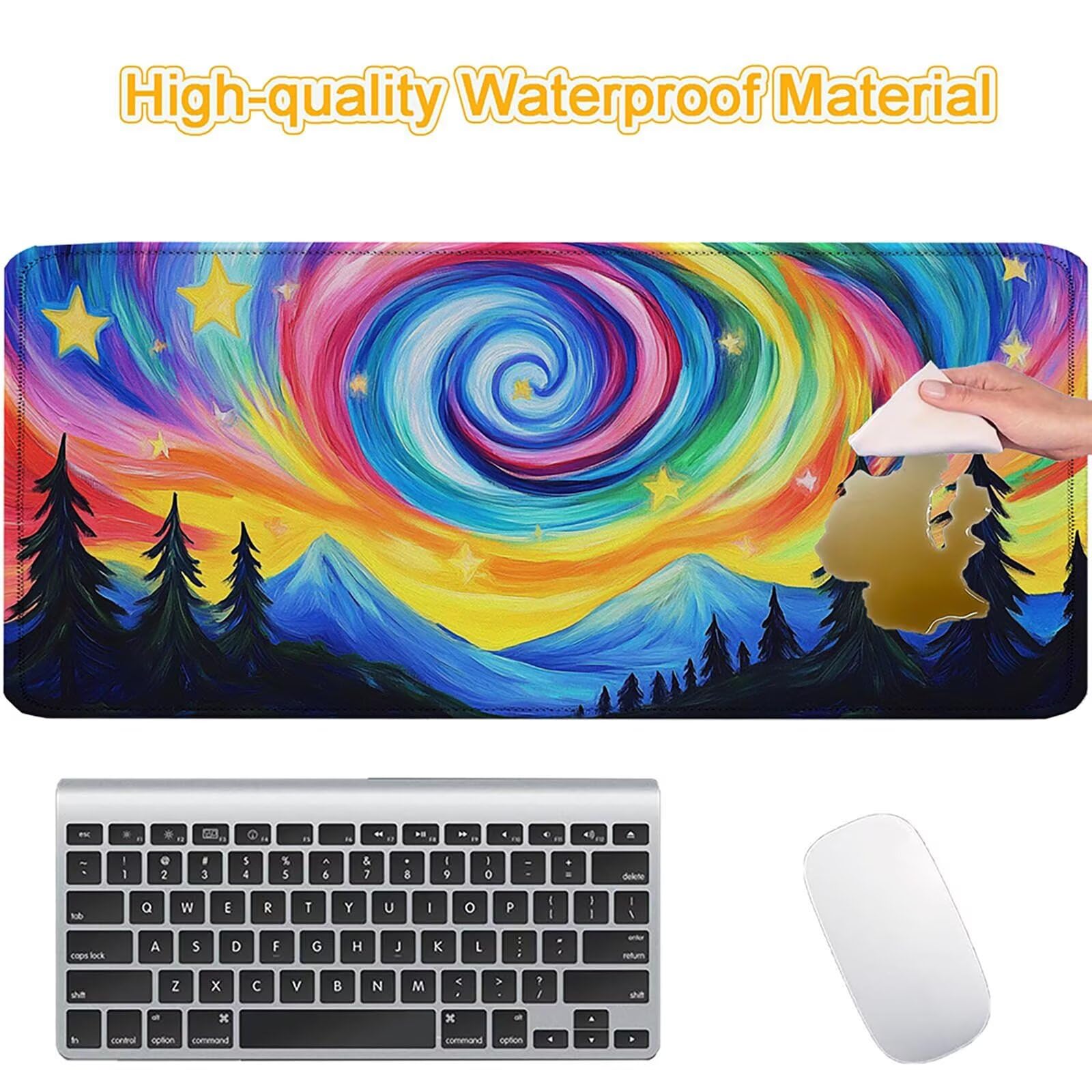 Tapis de Souris XXL Tapis de Souris Gaming 900 x 450 mm Couleur 0-z83