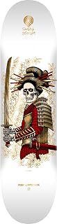 Powell Peralta Sakura Yosozumi Onna-Bugeisha Skateboard Deck, White/Gold Foil, 8.25" x 31.95"