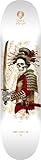 Powell Peralta Sakura Yosozumi Onna-Bugeisha Skateboard Deck, White/Gold Foil, 8.25