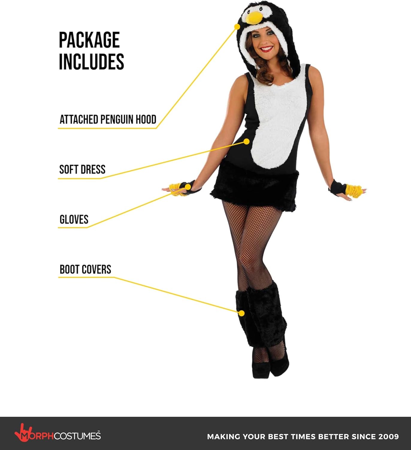 fun shack Female Penguin Costume, Womens Penguin Costumes, Pinguino Costume, Christmas Costumes For Women