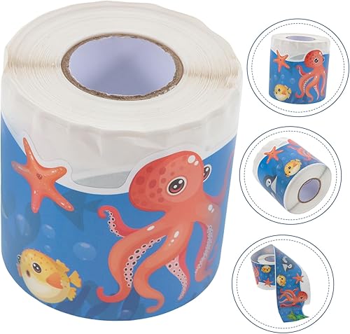 Miniatura 7 de STOBOK 1 Roll Border Stickers Animal Stickers Removable Stickers Mariposas Decorativas para Pared Border Paper Festival Supplies Replaceable