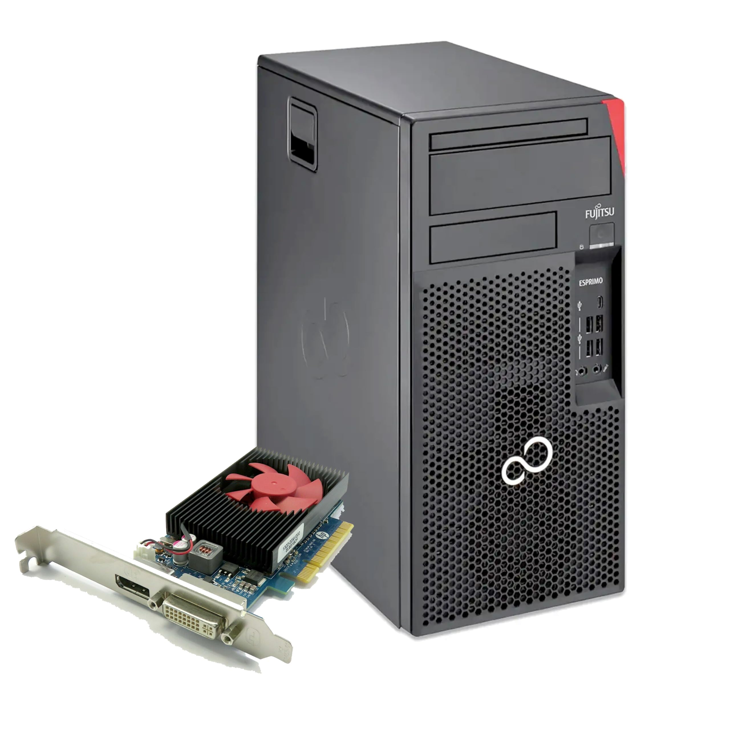 PC Fisso Desktop Ricondizionato - Intel i5, 16GB RAM, 512GB SSD, NVIDIA GT 730 2GB, Windows 11 Pro, Office 2021, Wi-Fi USB - Ideale per Giocare e Lavoro (Ricondizionato)