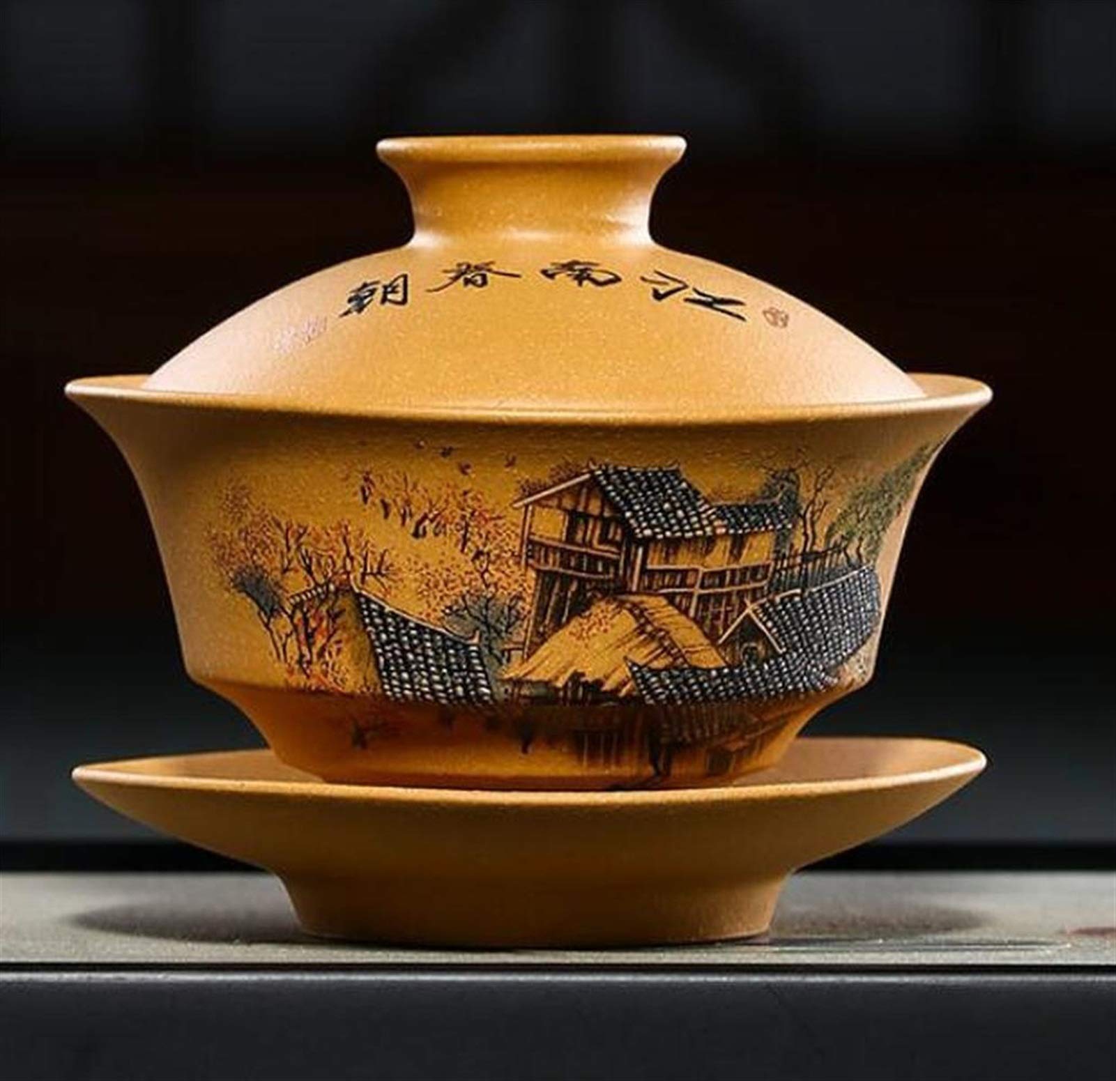 Zestaw do herbaty Chiński zestaw herbaty vintage ręcznie malowane ceramiczne zestaw herbaty yixing fioletowy piasek chiński porcelanowy kung fu zestaw herbaty miska Zestawy upominkowe do herbaty